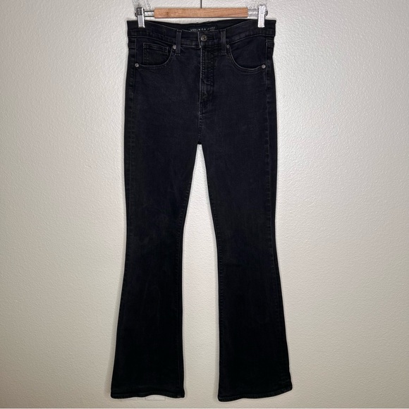 Veronica Beard Beverly Skinny Flare High Rise jean in Onyx 30/10